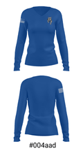 Honeoye Central High School Basketball 21166848 Women's Long Sleeve V-neck Shirt - 20