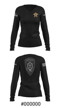 Henry County S.E.R.T. 87395571 Women's Long Sleeve V-neck Shirt - 37