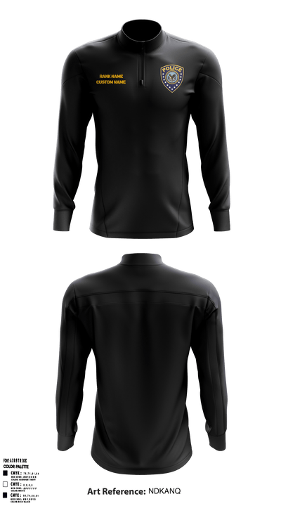 V.A. Public Safety 28704642 Quarter Zip Jacket - 9