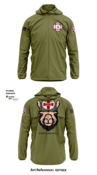 Windbreaker, WBAMCAlpha Company, WBAMC, Softball, Teamtime, Team time, sublimation, custom sports apparel, team uniforms, spirit wear, spiritwear, sports uniforms, custom shirts, team store, custom team store, fundraiser sports, apparel fundraiser