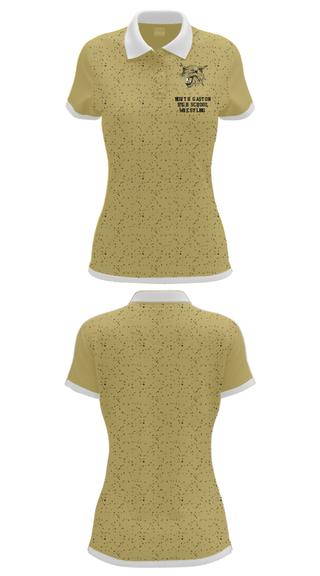 Women's Short Sleeve Performance Polo, North Gaston High School Wrestling, Wrestling, Teamtime, Team time, sublimation, custom sports apparel, team uniforms, spirit wear, spiritwear, sports uniforms, custom shirts, team store, custom team store, fundraiser sports, apparel fundraiser