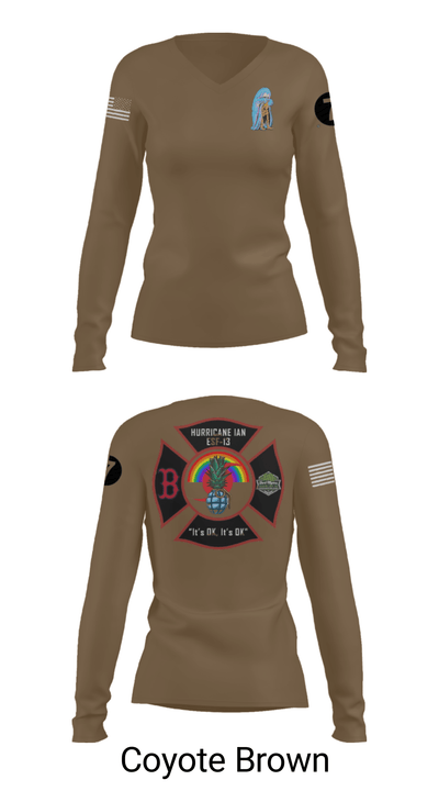 DDT 20743334 Women's Long Sleeve V-neck Shirt - 38
