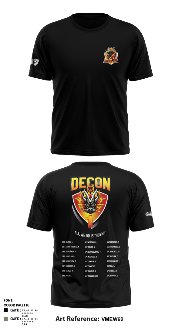 Short Sleeve Performance Shirt, 272 Chemical Company Decon 1, National Guard, Teamtime, Team time, sublimation, custom sports apparel, team uniforms, spirit wear, spiritwear, sports uniforms, custom shirts, team store, custom team store, fundraiser sports, apparel fundraiser