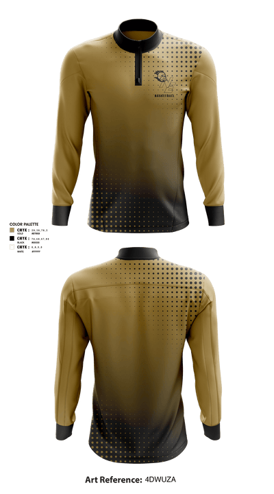 Northeast Metropolitan Regional Technical Vocational High School Basketball 39787016 Quarter Zip Jacket - 1