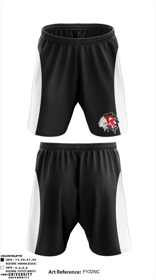 Athletic Shorts With Pockets, Ripon Chiefs Youth Football and Cheer, Football, Teamtime, Team time, sublimation, custom sports apparel, team uniforms, spirit wear, spiritwear, sports uniforms, custom shirts, team store, custom team store, fundraiser sports, apparel fundraiser