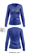 Frontier Central Hockey 50669255 Women's Long Sleeve V-neck Shirt - 2