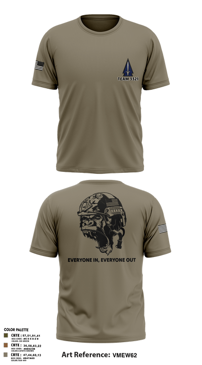 3rd SFAB 14346541 Short Sleeve Performance Shirt - 3