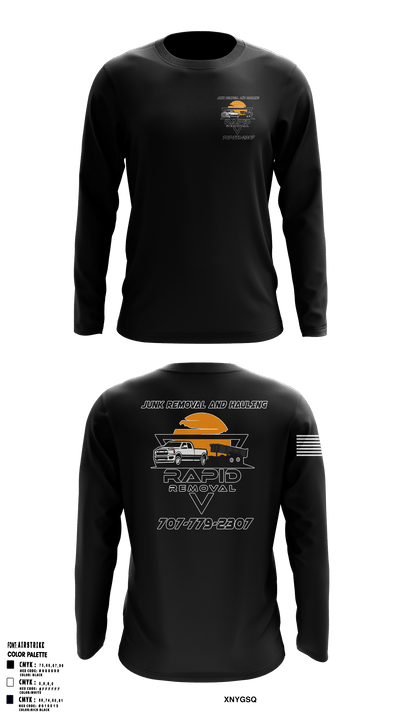 Rapid RemovalRapid Removal 93206550 Long Sleeve Performance Shirt - 1