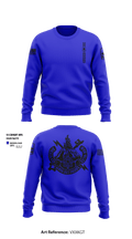 Company D (MI) 227 BEB, HIARNG 54401127 Crew Neck Sweatshirt - 9