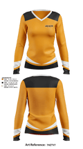 Los Gatos High School Field Hockey 91906499 Women's Long Sleeve V-neck Shirt - 2