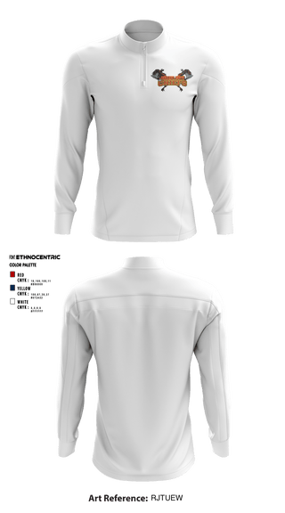 Quarter Zip Jacket, Copperas Chiefs, Football, Teamtime, Team time, sublimation, custom sports apparel, team uniforms, spirit wear, spiritwear, sports uniforms, custom shirts, team store, custom team store, fundraiser sports, apparel fundraiser