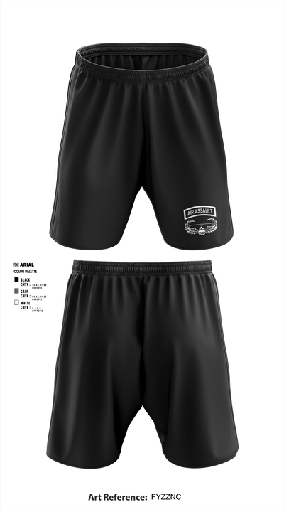 Air Assault School 23379005 Athletic Shorts With Pockets - 2