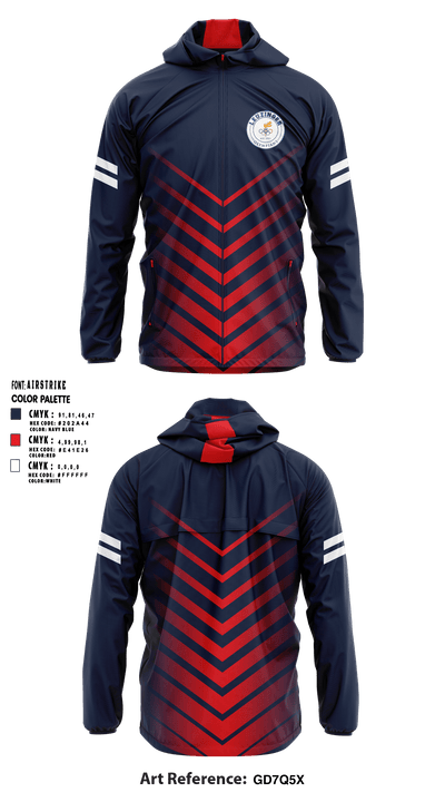 Leuzinger High School Baseball 60746769 Windbreaker - 6