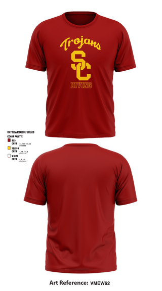 Short Sleeve Performance Shirt, University Of Southern California Diving, Spirit Store, Teamtime, Team time, sublimation, custom sports apparel, team uniforms, spirit wear, spiritwear, sports uniforms, custom shirts, team store, custom team store, fundraiser sports, apparel fundraiser