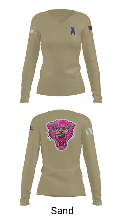 The Citadel 89582044 Women's Long Sleeve V-neck Shirt - 41