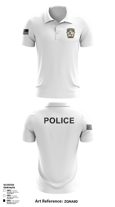 Jacksboro Police Department 19640406 Short Sleeve Performance Polo - 7