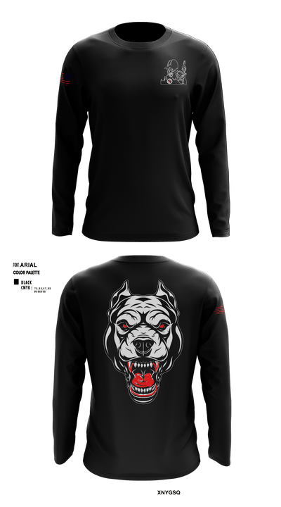 Oscar Golf Charlie Tango 24434143 Long Sleeve Performance Shirt - 1