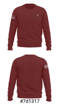 Jefferson Middle School Basketball 17635187 Crew Neck Sweatshirt - 16