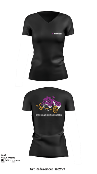 Women's Short Sleeve Vneck Shirt, BFitnessBFitness, , Teamtime, Team time, sublimation, custom sports apparel, team uniforms, spirit wear, spiritwear, sports uniforms, custom shirts, team store, custom team store, fundraiser sports, apparel fundraiser