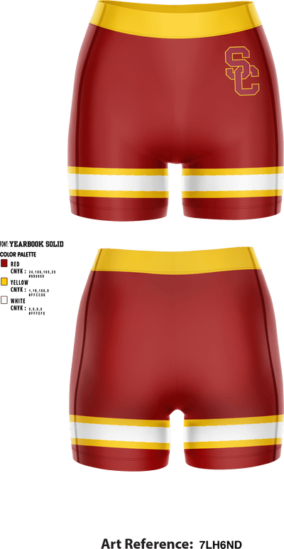 University Of Southern California Diving 38780209 Women's Compression Shorts - 1