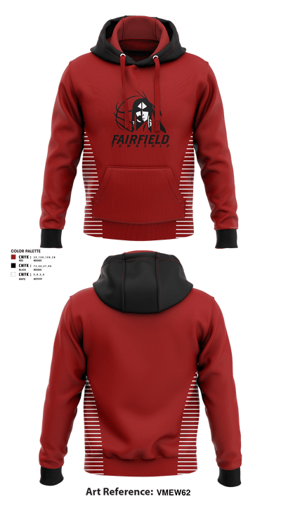 Fairfield Township Youth Basketball League 32950498 Hoodie - 1