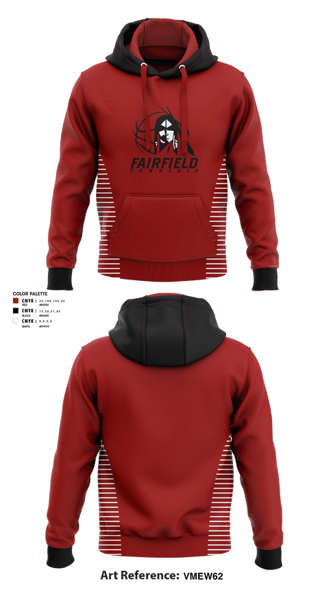 Hoodie, Fairfield Township Youth Basketball League, Men's Basketball, Teamtime, Team time, sublimation, custom sports apparel, team uniforms, spirit wear, spiritwear, sports uniforms, custom shirts, team store, custom team store, fundraiser sports, apparel fundraiser