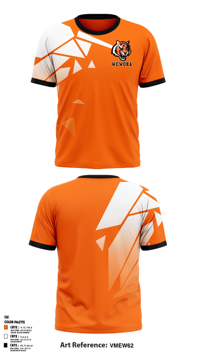 Wewoka High School 59931016 Short Sleeve Performance Shirt - 1