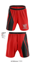 Los Banos Wildcats 9180507 Athletic Shorts With Pockets - 1