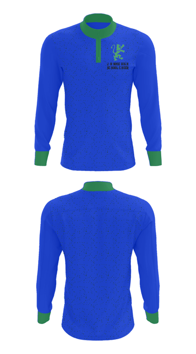 J H Rose High School Cheer 21724479 Quarter Zip Jacket - 5