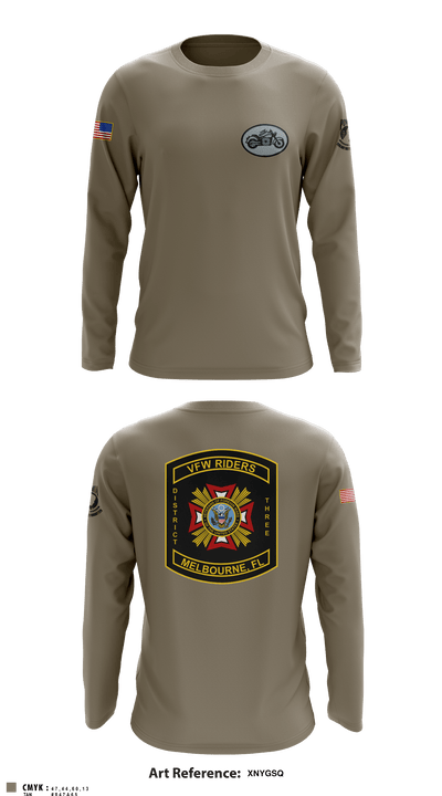 VFW Post 8191 13144984 Long Sleeve Performance Shirt - 2
