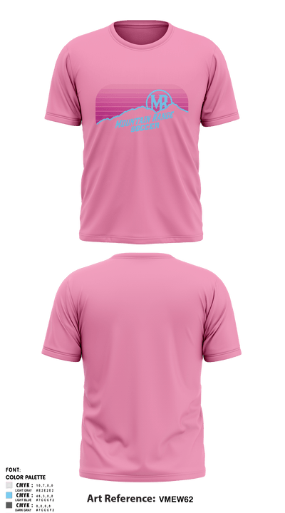 Mountain Range HS Girls Soccer 81994062 Old School Cotton Feel Tee- 1