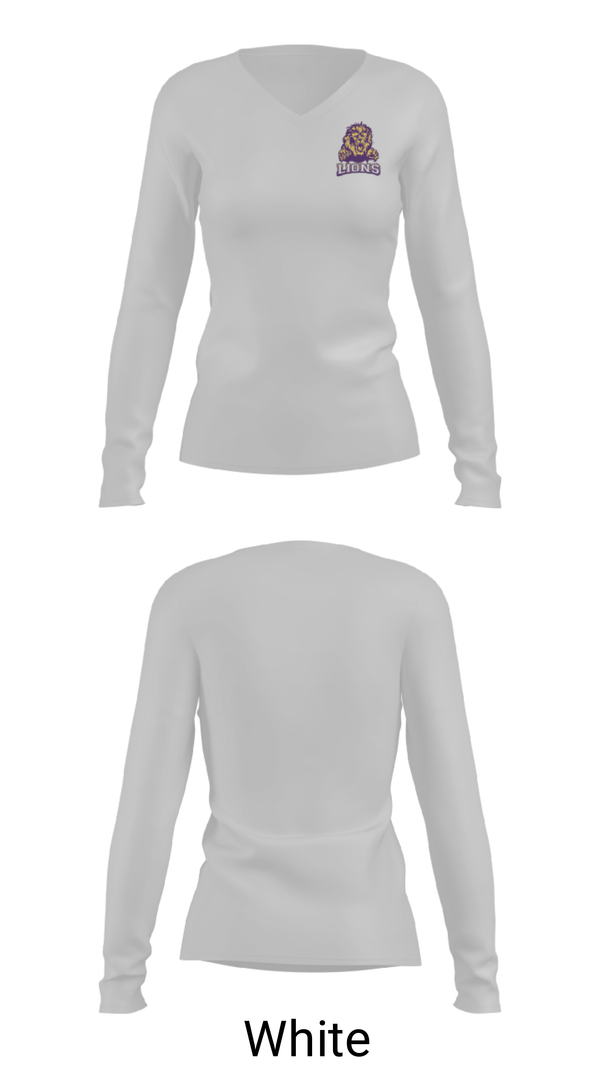 Women's Long Sleeve Vneck Shirt, Columbia Central High School Golf, Golf, Teamtime, Team time, sublimation, custom sports apparel, team uniforms, spirit wear, spiritwear, sports uniforms, custom shirts, team store, custom team store, fundraiser sports, apparel fundraiser