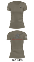 Ordnance Maintenance Branch 26240999 Women's Short Sleeve V-neck Shirt - 36