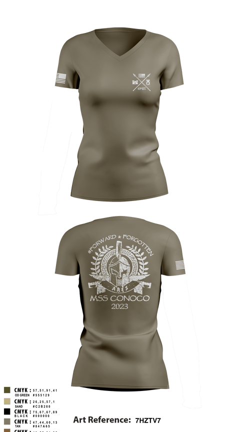 Women's Short Sleeve Vneck Shirt, , Army, Teamtime, Team time, sublimation, custom sports apparel, team uniforms, spirit wear, spiritwear, sports uniforms, custom shirts, team store, custom team store, fundraiser sports, apparel fundraiser