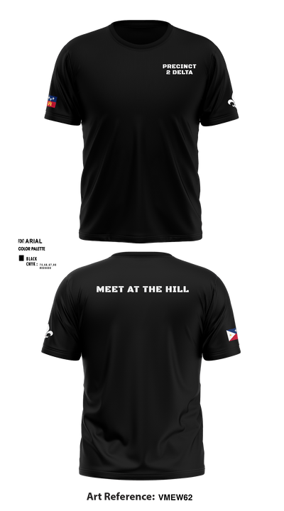 Precinct 2 Delta 41159276 Short Sleeve Performance Shirt - 1