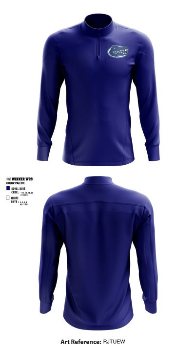 Gateway Regional High School Cheer 43593489 Quarter Zip Jacket - 2