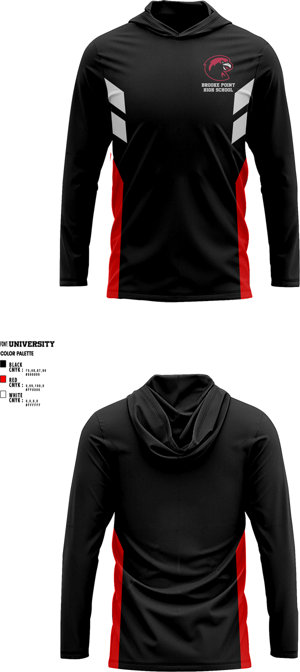 Long Sleeve Shooting Shirt, Brooke Point High School Basketball, Men's Basketball, Teamtime, Team time, sublimation, custom sports apparel, team uniforms, spirit wear, spiritwear, sports uniforms, custom shirts, team store, custom team store, fundraiser sports, apparel fundraiser