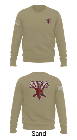 Crew Neck Sweatshirt, , Army, Teamtime, Team time, sublimation, custom sports apparel, team uniforms, spirit wear, spiritwear, sports uniforms, custom shirts, team store, custom team store, fundraiser sports, apparel fundraiser