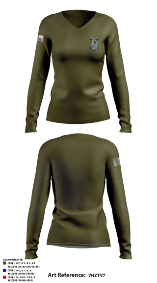 Women's Long Sleeve Vneck Shirt, , Fire Department, Teamtime, Team time, sublimation, custom sports apparel, team uniforms, spirit wear, spiritwear, sports uniforms, custom shirts, team store, custom team store, fundraiser sports, apparel fundraiser