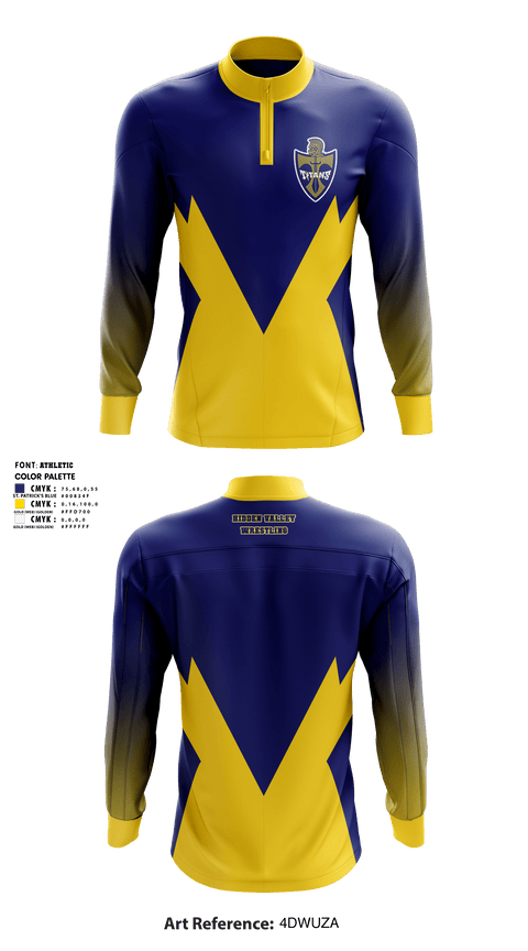 Quarter Zip Jacket, Hidden Valley High School Wrestling, Wrestling, Teamtime, Team time, sublimation, custom sports apparel, team uniforms, spirit wear, spiritwear, sports uniforms, custom shirts, team store, custom team store, fundraiser sports, apparel fundraiser