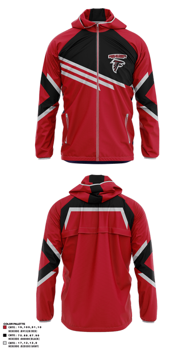 Douglas County West Community School Cross Country 47472409 Windbreaker - 1