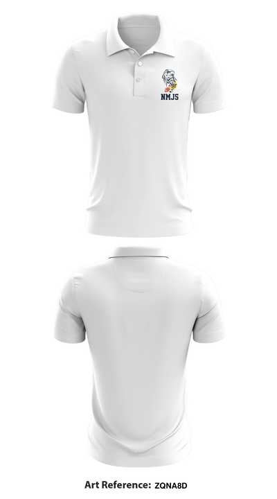 New Martinsville Junior Sports 82171066 Short Sleeve Performance Polo - 49