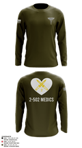 2-502IN Medical Platoon 90993317 Long Sleeve Performance Shirt - 3
