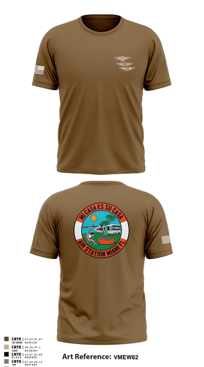 Air station Miami 80426238 Short Sleeve Performance Shirt - 5