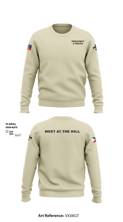 Precinct 2 Delta 41159276 Crew Neck Sweatshirt - 5