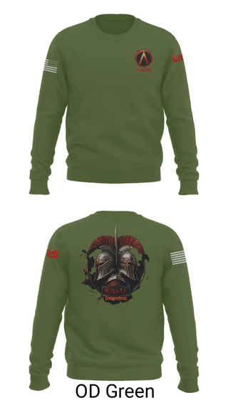 Crew Neck Sweatshirt, , Army, Teamtime, Team time, sublimation, custom sports apparel, team uniforms, spirit wear, spiritwear, sports uniforms, custom shirts, team store, custom team store, fundraiser sports, apparel fundraiser