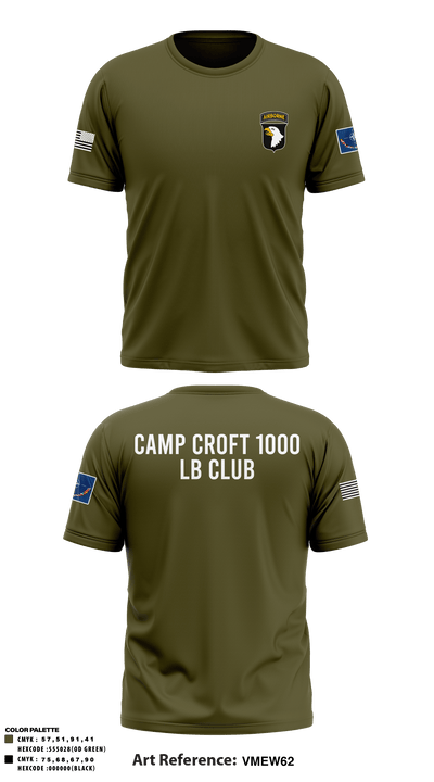 101st 77031611 Short Sleeve Performance Shirt - 3