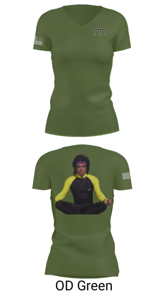 Women's Short Sleeve Vneck Shirt, , Army, Teamtime, Team time, sublimation, custom sports apparel, team uniforms, spirit wear, spiritwear, sports uniforms, custom shirts, team store, custom team store, fundraiser sports, apparel fundraiser
