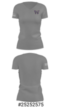 Wickenburg High School Soccer 71346455 Women's Short Sleeve V-neck Shirt - 24