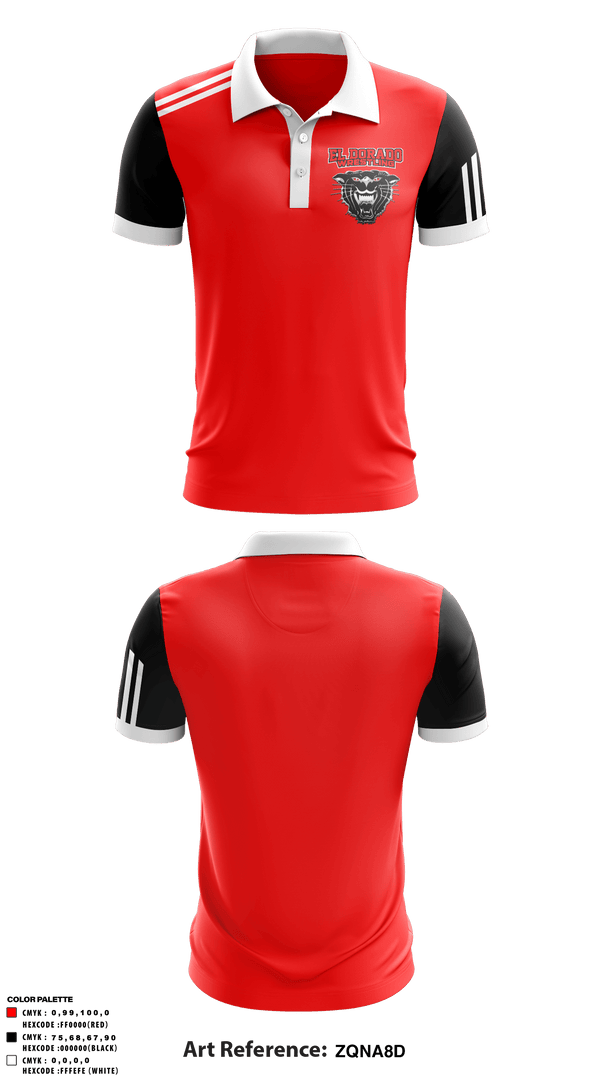Short Sleeve Performance Polo, El Dorado High School Wrestling, Wrestling, Teamtime, Team time, sublimation, custom sports apparel, team uniforms, spirit wear, spiritwear, sports uniforms, custom shirts, team store, custom team store, fundraiser sports, apparel fundraiser